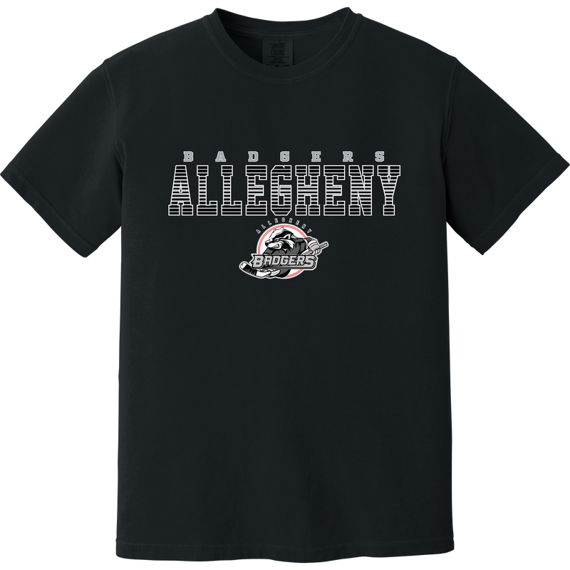 Allegheny Badgers Heavyweight Ring Spun Tee