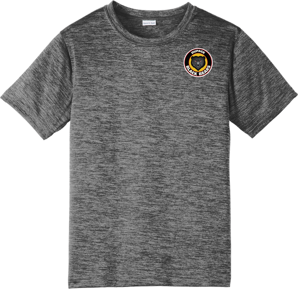 Dupage Black Bears Youth PosiCharge Electric Heather Tee