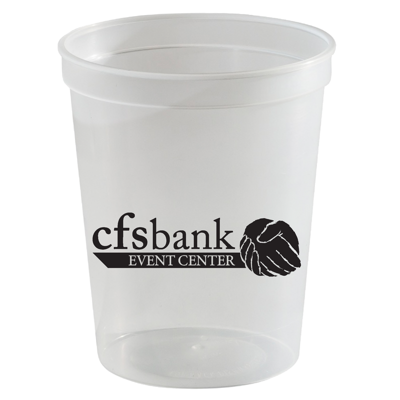 BBSG 16 OZ. Smooth Walled Plastic Stadium Cup