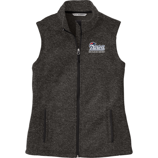 Secaucus Patriots Ladies Sweater Fleece Vest