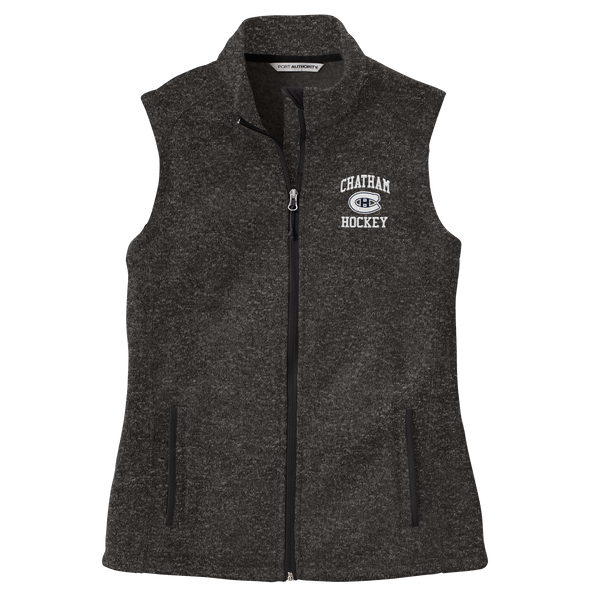 Chatham Hockey Ladies Sweater Fleece Vest