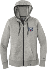 CT Bobcats New Era Ladies French Terry Full-Zip Hoodie