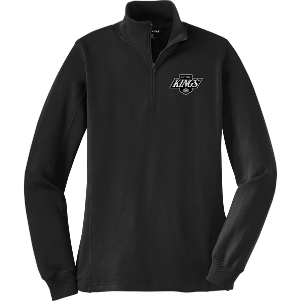 CT Oil Kings Ladies 1/4-Zip Sweatshirt