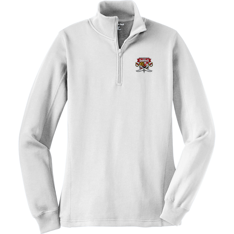 SOMD Lady Sabres Ladies 1/4-Zip Sweatshirt