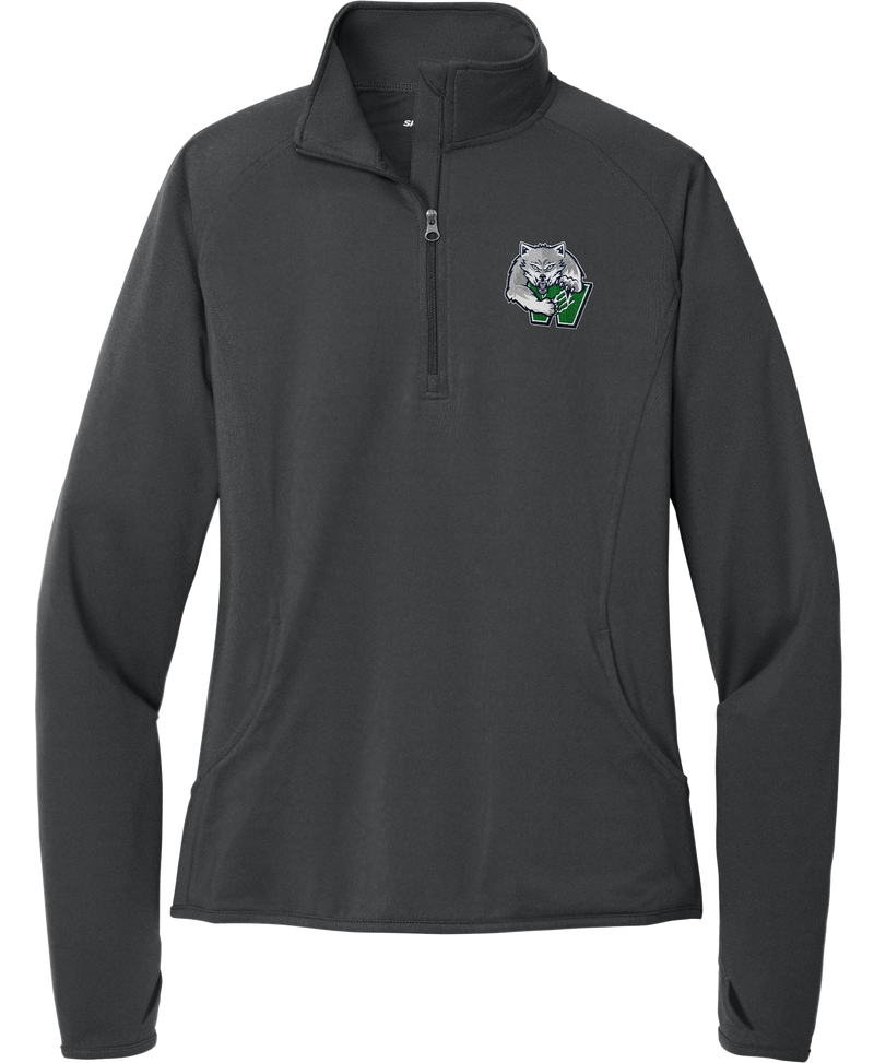 Woodbridge Wolfpack Ladies Sport-Wick Stretch 1/4-Zip Pullover