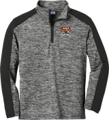 SOMD Lady Sabres Youth PosiCharge  Electric Heather Colorblock 1/4-Zip Pullover