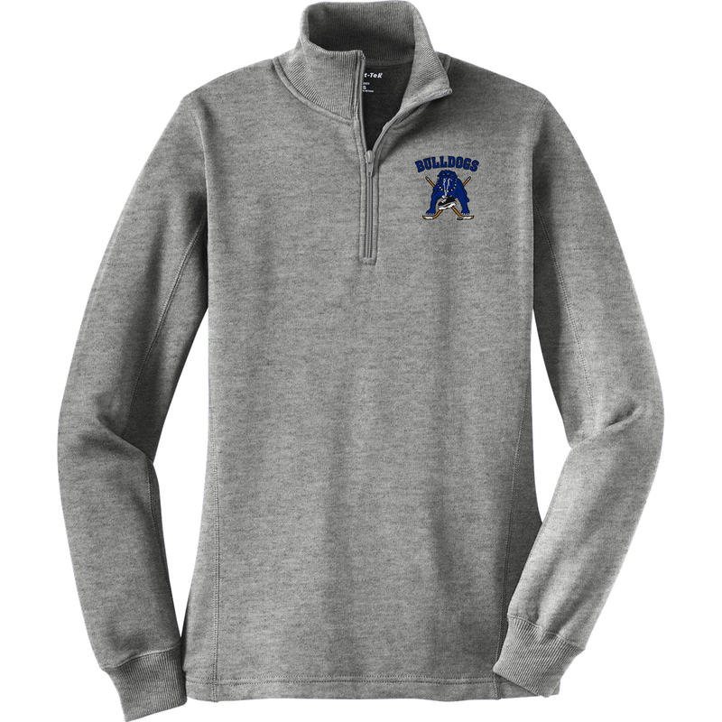 Chicago Bulldogs Ladies 1/4-Zip Sweatshirt